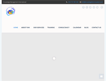 Tablet Screenshot of knowledgemanagementinternational.com